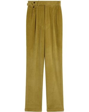 dunhill Cotton-Cashmere Corduroy Pants - Green