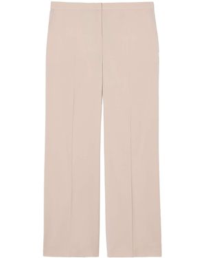 Marina Rinaldi Virgin Wool Estri Tailored Pants - Natural