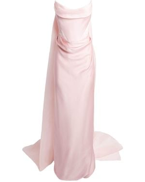 Vivienne Westwood Galaxy Cape Gown - Pink