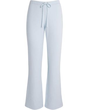 Skims Drapey French Terry Sweatpants - Blue