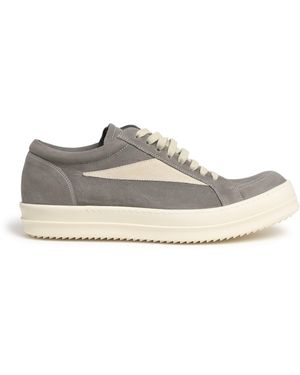 Rick Owens Tumbled Lambskin Vintage Trainers - Brown