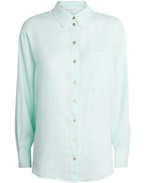 Heidi Klein Linen Corfu Shirt - Blue