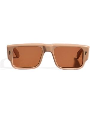 Jacques Marie Mage Acetate Devoto Sunglasses - Brown