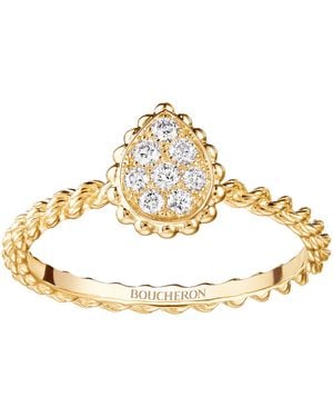 Boucheron And Diamond Serpent Bohème Ring - Metallic