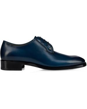 Christian Louboutin Chambeliss Leather Derby Shoes - Blue