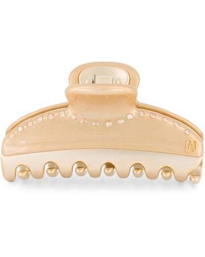 Alexandre De Paris Plated Claw Hair Clip - Natural