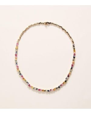 Suzanne Kalan And Sapphire Bold Tennis Necklace - Natural