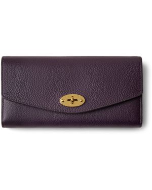 Mulberry Darley Wallet Deep Aubergine - Purple