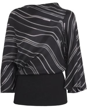 Rick Owens Printed Cylinder Top - Black