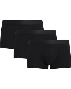 Sunspel Stretch-Cotton Trunks - Black