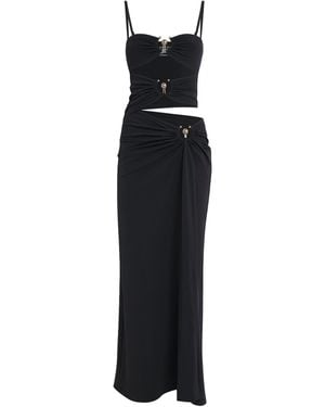 Christopher Esber Cut-Out Orbit Maxi Dress - Black