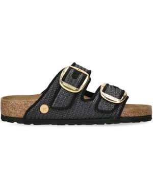 Birkenstock Raffia Arizona Sandals - Black