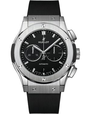 Hublot Titanium Classic Fusion Chronograph Watch - Black