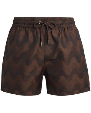 Frescobol Carioca Printed Rio Swim Shorts - Grey