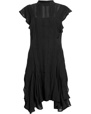 AllSaints Asymmetric Fleur Dress - Black