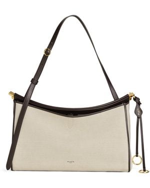 Alaïa Leather Le Click Pocket 35 Shoulder Bag - Metallic