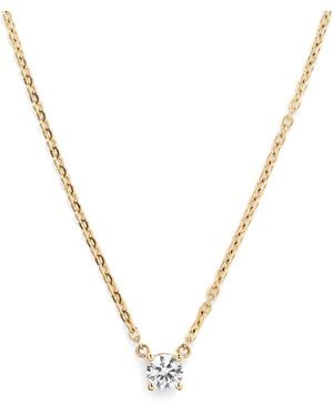 Harrods And Diamond Pendant Necklace - Metallic
