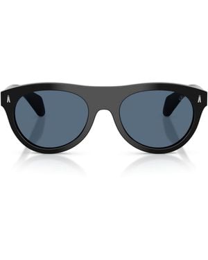 Moncler Splash Round Sunglasses - Blue