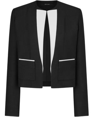Tom Ford Virgin Wool-Silk Spencer Jacket - Black