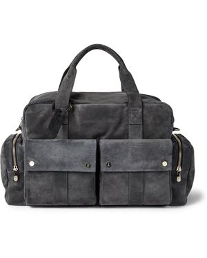Brunello Cucinelli Suede Leisure Bag - Black