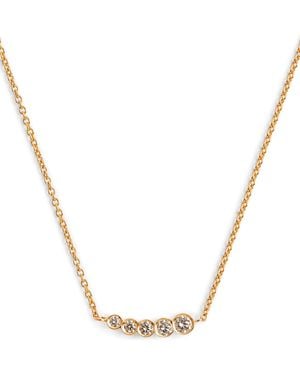 Sophie Bille Brahe And Diamond Lune Necklace - Metallic