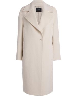 JOSEPH Alpaca-Wool-Silk Yves Coat - Natural