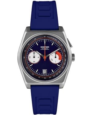 BAMFORD LONDON Titanium B347 Watch - Blue