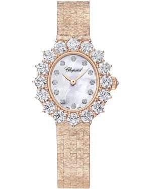 Chopard And Diamond L'Heure Du Diamant Watch - White