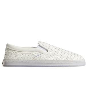 Bottega Veneta Leather Serena Slip-On Trainers - White