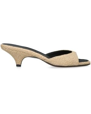 Neous Raffia Hynia Mules 40 - Natural