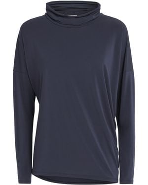 Issey Miyake Drape Jersey Top - Blue