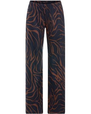 Hanro Cotton Lounge Joggers - Blue