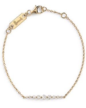 Harrods And Diamond Graduating Pendant Bracelet - Metallic