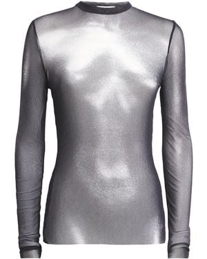 Jean Paul Gaultier Tulle Body Dust Top - Grey