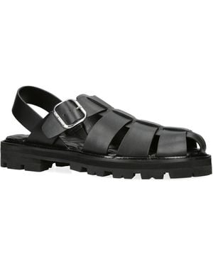 Kurt Geiger Leather Ollie Sandals - Black