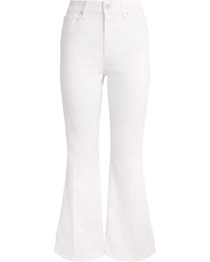 PAIGE Marlow Skimmer High-Rise Flared Jeans - White