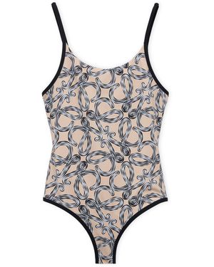 Loewe X Paula's Ibiza Anagram Swimsuit - Natural