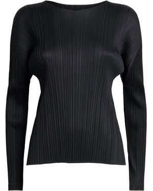 Pleats Please Issey Miyake Monthly Colours February Top - Black