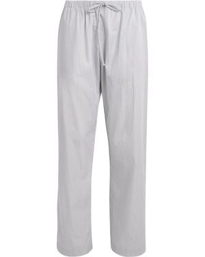 Leset Cotton-Blend Stripe Yoshi Trousers - Grey