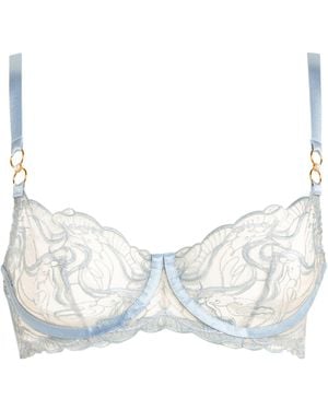 Bordelle Pearl Balconette Bra - Natural
