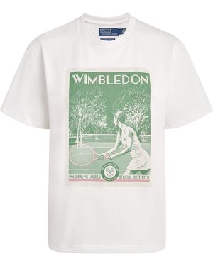 Polo Ralph Lauren X Wimbledon Cotton Printed T-Shirt - Green