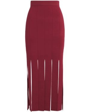 JOSEPH Milano-Knit Lagny Compact Midi Skirt - Red