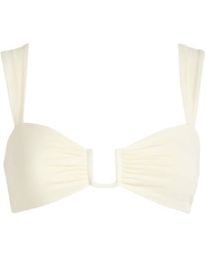 Away That Day Cannes Bikini Top - White