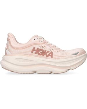 Hoka One One Bondi 9 Running Trainers - Pink