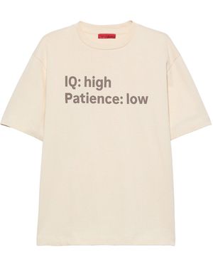 MAX&Co. Cotton Graphic Print T-Shirt - Natural