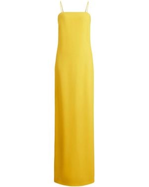 Ralph Lauren Silk Demetrius Maxi Dress - Yellow
