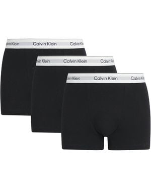Calvin Klein Cotton Stretch Icon Trunks - Black