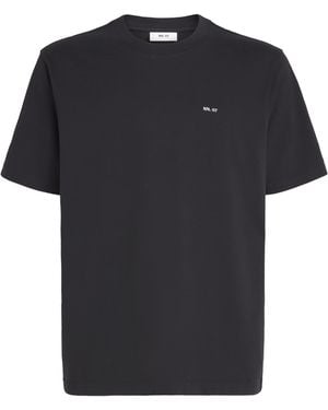 NN07 Pima Cotton Adam T-Shirt - Black