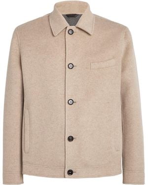 Brioni Cashmere Work Jacket - Natural
