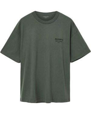 AllSaints Organic Cotton Xander T-Shirt - Green
